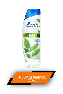 H&s Neem Shampoo 72ml